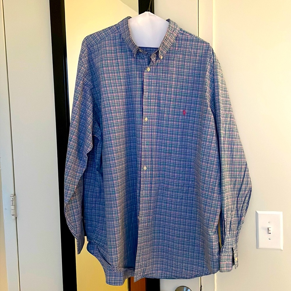 Polo by Ralph Lauren Blue Plaid Button-Down Shirt